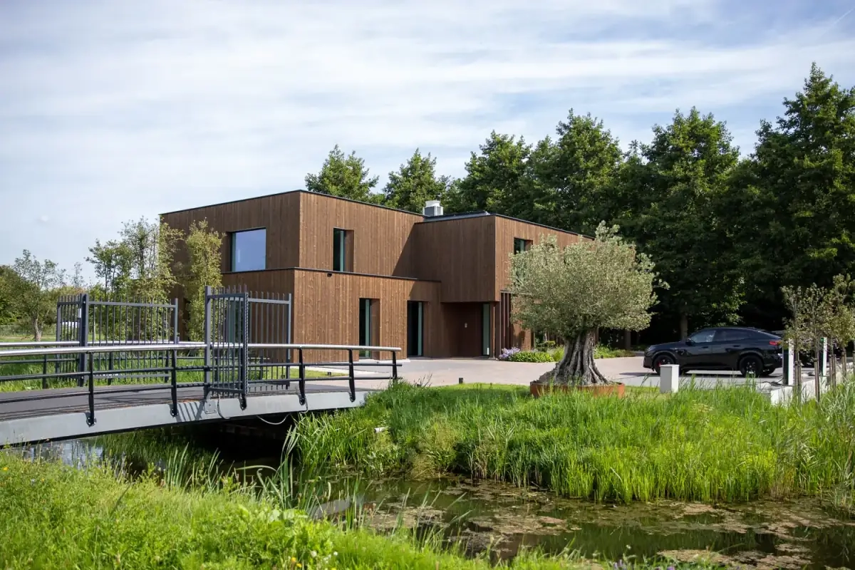 Moderne bedrijfstuin 